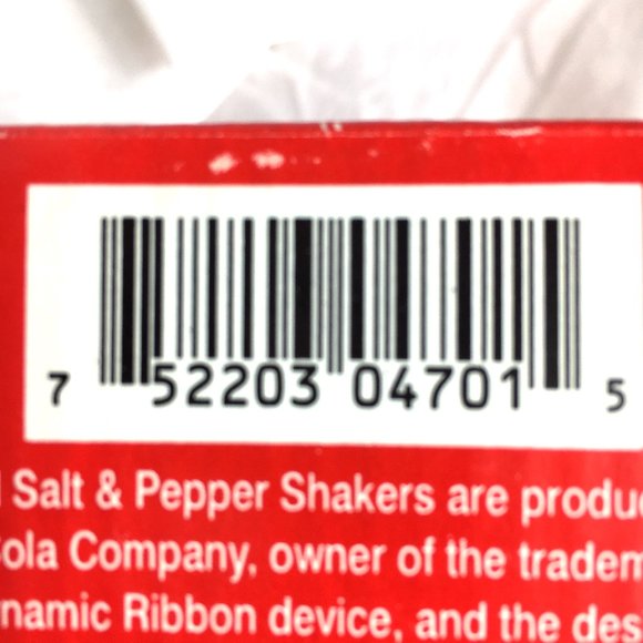 1996 Coca Cola Salt and Pepper Shakers Vintage NIB - Picture 6 of 6